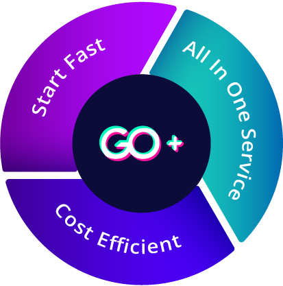 GO+ all in one integration - start fast, efficient, all in one service.